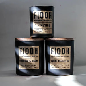 Fiodh 4 (Sandalwood and Black Tea) Small Candle by Hamilton and Morris