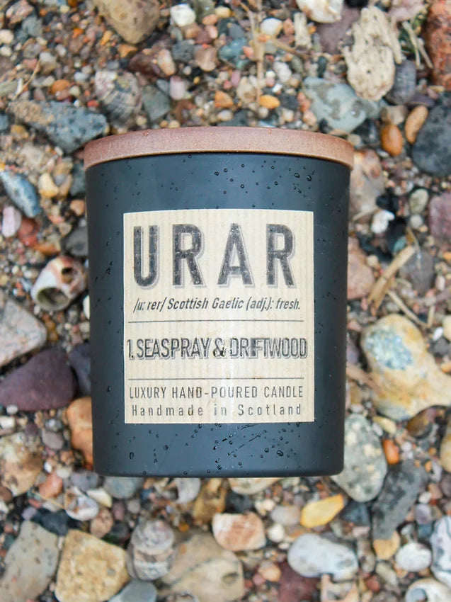 Urar 1 (Sea Spray and Driftwood) Small Candle by Hamilton and Morris