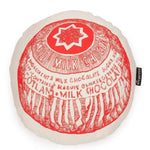 Load image into Gallery viewer, Tunnocks Tea Cake Round Cushion by Gillian Kyle