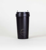 Load image into Gallery viewer, Eco-Friendly Travel Cup Small 400ml Obsidian Black by Huski