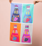 Load image into Gallery viewer, Irn Bru Pop Tea Towel by Gillian Kyle
