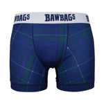 Load image into Gallery viewer, Cool De Sacs Tartan Blue Technical Boxer Shorts By Bawbags