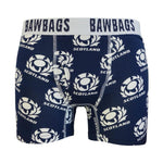 Load image into Gallery viewer, Scotland Rugby Badge Cotton Boxer Shorts By Bawbags