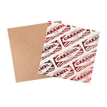 Load image into Gallery viewer, Tunnocks Caramel Wafer Foil Greetings Card by Gillian Kyle