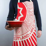 Load image into Gallery viewer, Tunnocks Teacake Wrapper Apron by Gillian Kyle