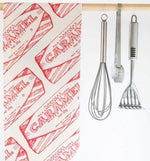 Load image into Gallery viewer, Tunnocks Caramel Wafer Repeat Tea Towel by Gillian Kyle