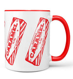 Load image into Gallery viewer, Tunnocks Caramel Wafer Repeat Chunky Mug by Gillian Kyle