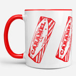 Load image into Gallery viewer, Tunnocks Caramel Wafer Repeat Chunky Mug by Gillian Kyle