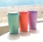 Load image into Gallery viewer, Eco-Friendly Travel Cup Small 400ml Rose Pink by Huski