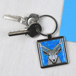 Load image into Gallery viewer, Metal Keyrings by Gillian Kyle
