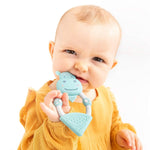 Load image into Gallery viewer, Textured Baby Animal Teether - Chewy the Hippo
