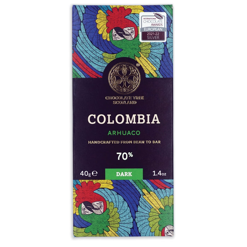 Colombia Dark Chocolate 40g by Chocolate Tree