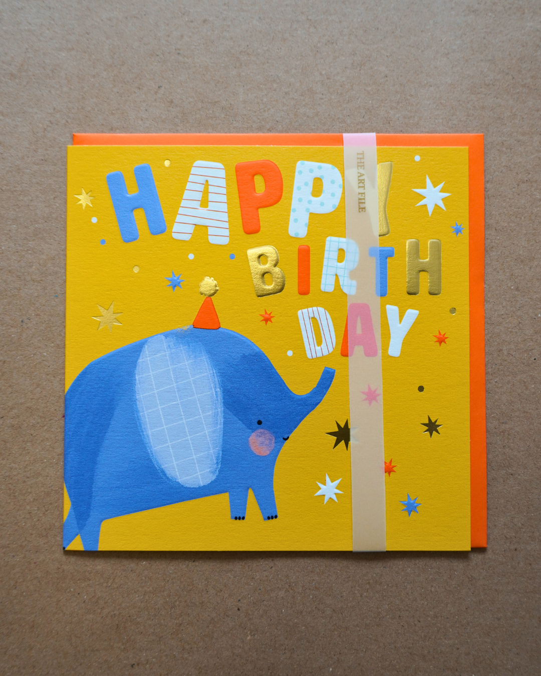 Happy Birthday (Elephant) Card By Art File
