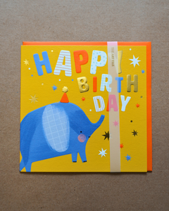 Happy Birthday (Elephant) Card By Art File