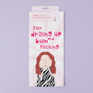 Bum Flicking Tea Towel By Rosie Made A Thing