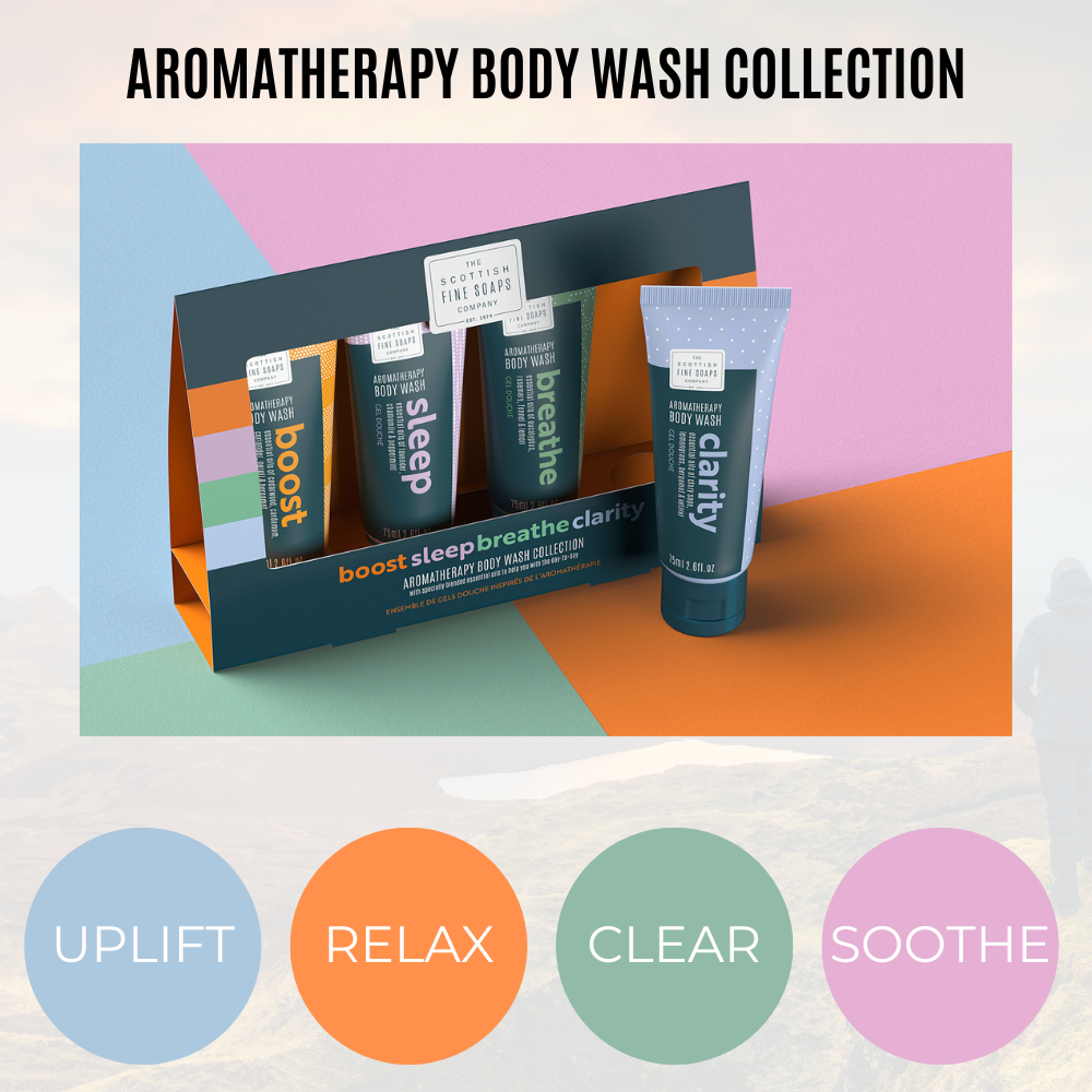 Aromatherapy Body Wash Collection - 4x75ml Body Washes