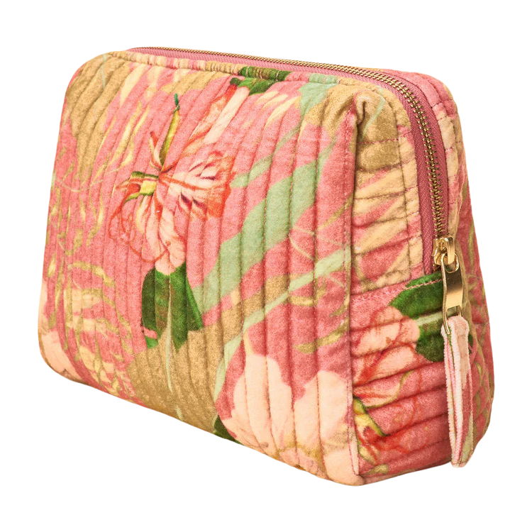 Large Quilted Washbag - Tropical Candy