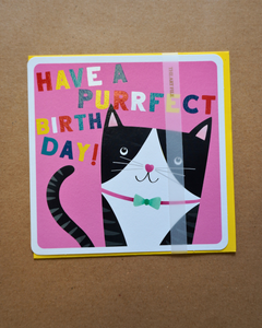 Have A Purrfect Birthday! Card By Art File