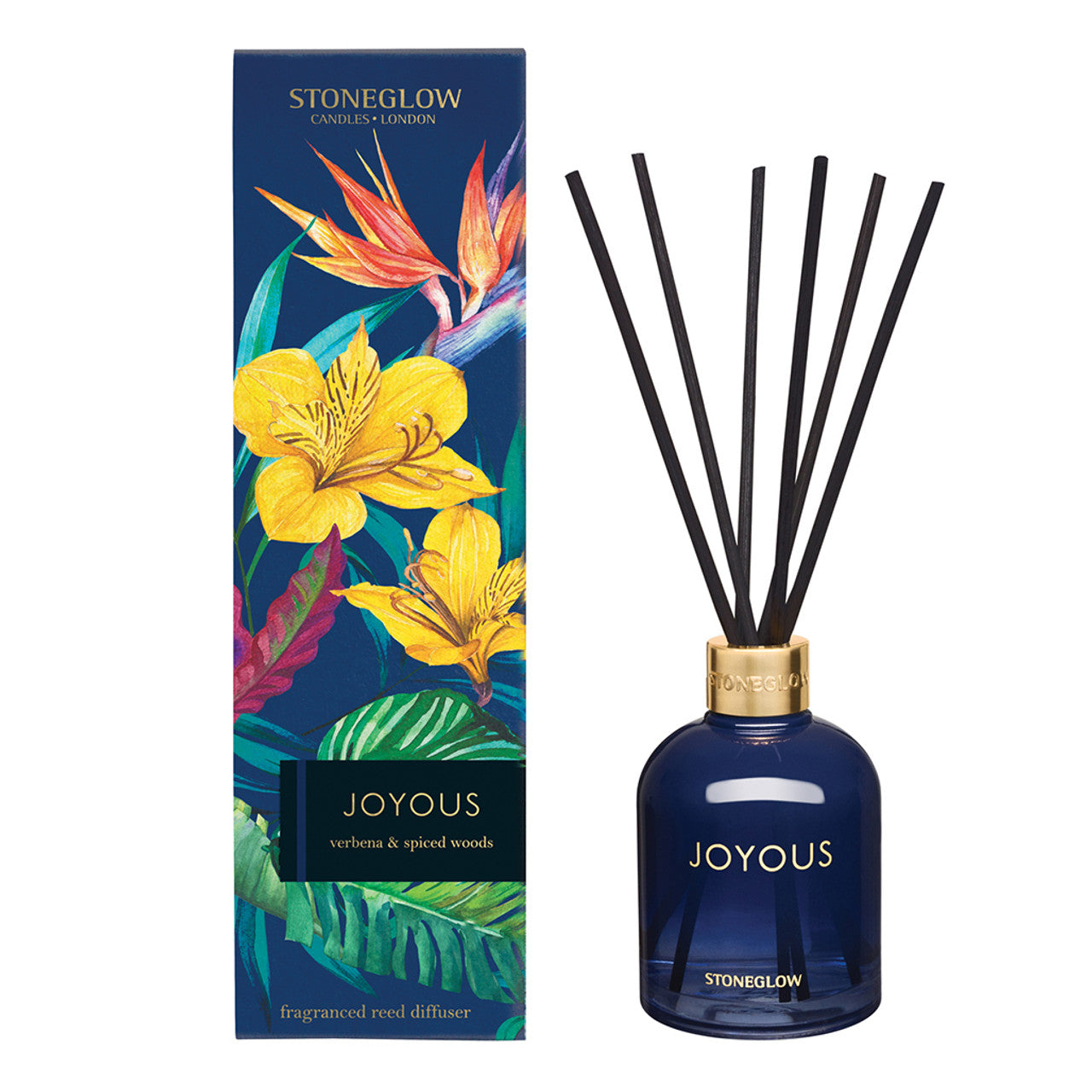 Stoneglow Infusion Joyous - Verbena & Spiced Woods Reed Diffuser 150ml