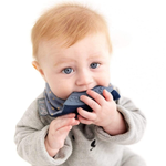 Load image into Gallery viewer, Neckerchew Teething Dribble Bib - Midnight Stars
