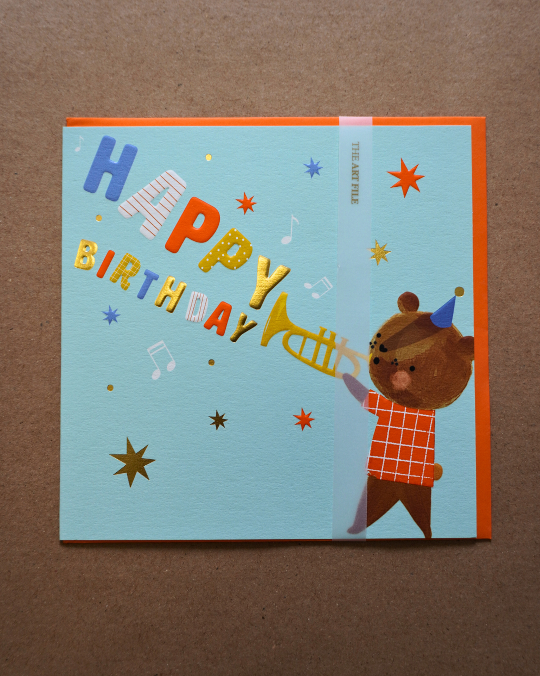 Happy Birthday (Animal Trumpet) Card By Art File