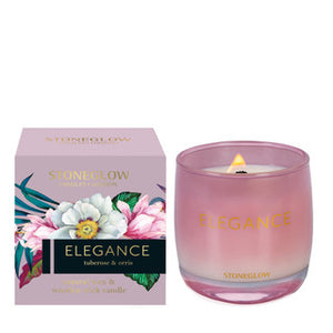 Stoneglow Infusion Elegance - Tuberose & Orris Scented Candle BoxedTumbler