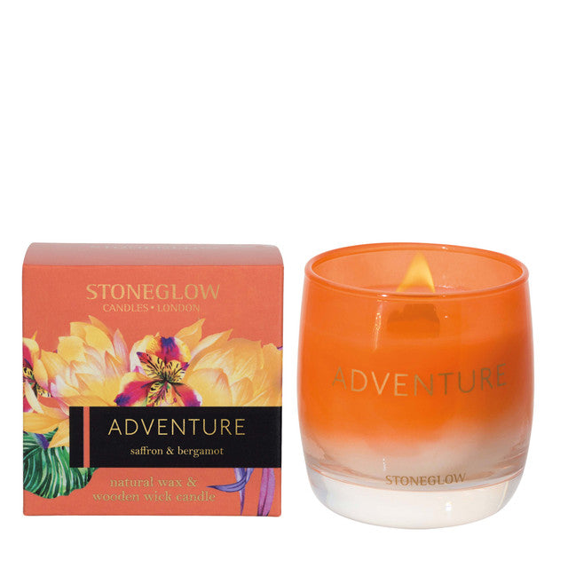 Infusion Adventure - Saffron & Bergamot Scented Candle Boxed Tumbler