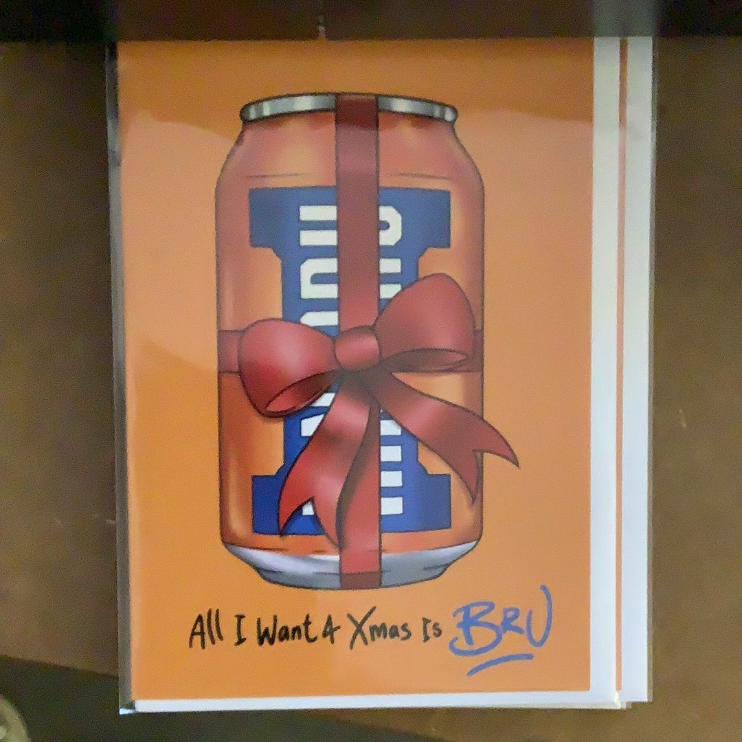 Cheryl Jones All I Want for Xmas is Bru Card