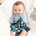 Load image into Gallery viewer, Comfortchew Baby Comforter with Teether - Baby Dino
