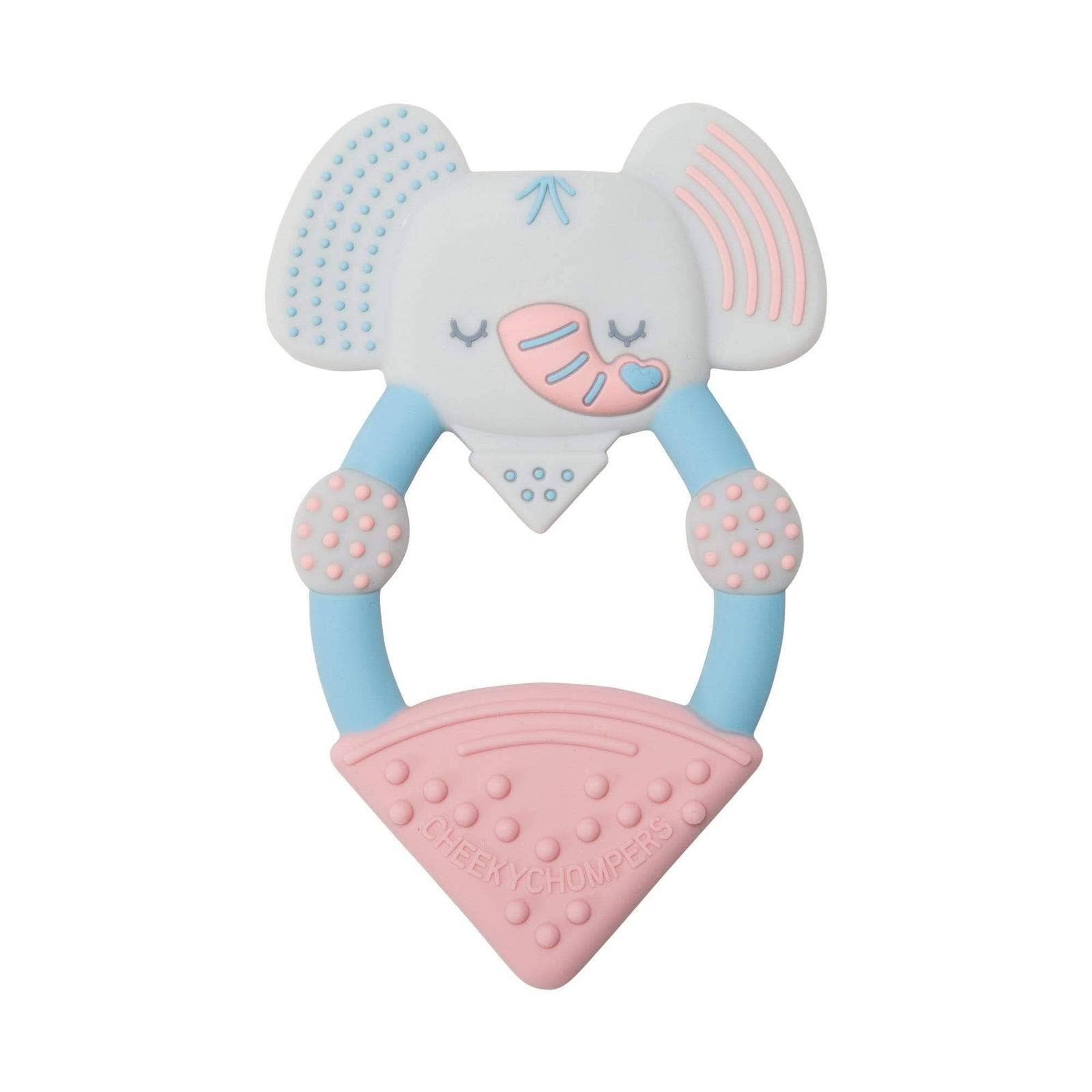 Textured Baby Animal Teether - Darcy the Elephant