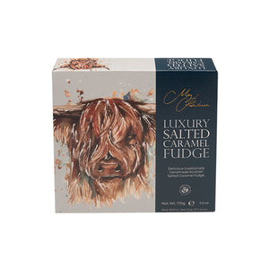 Luxury Salted Caramel Fudge Box (Highland Cow)