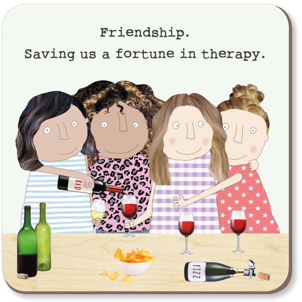 Therapy Coaster by Rosie Made A Thing