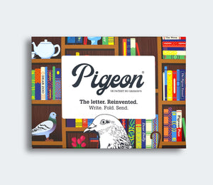 Bookstore Origami Notecards by Pigeon