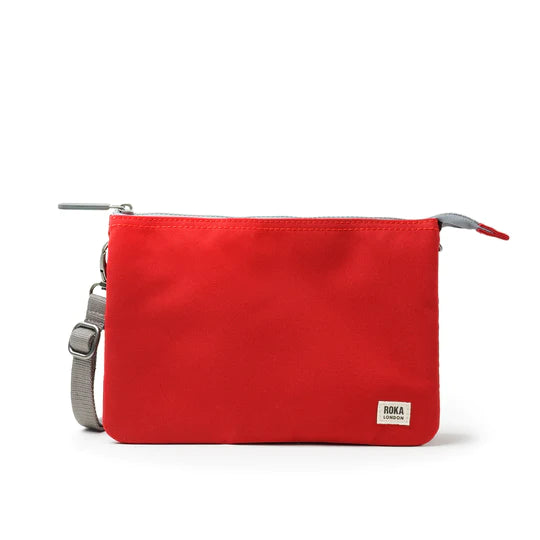 Carnaby Crossbody Recycled Canvas - Mars Red