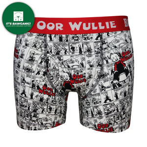 Oor Wullie Annual Cotton Boxer Shorts - Bawbags Originals