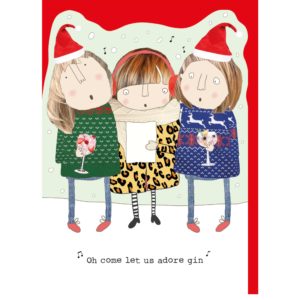 Adore Gin Christmas Card by Rosie Made A Thing
