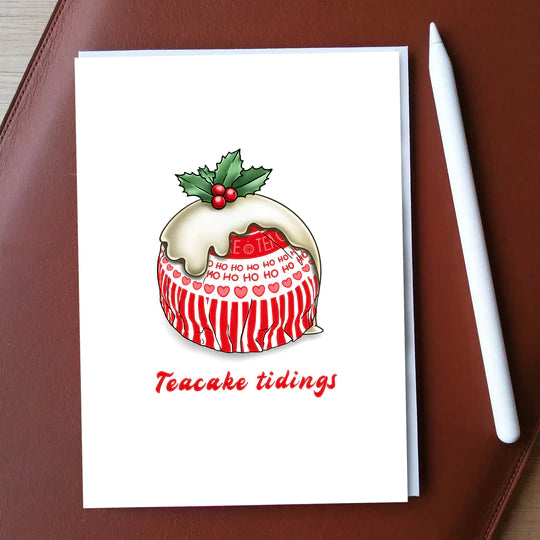 Teacake Tidings Card by Cheryl Jones
