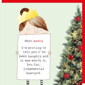 Dear Santa Christmas Card by Rosie Made A Thing