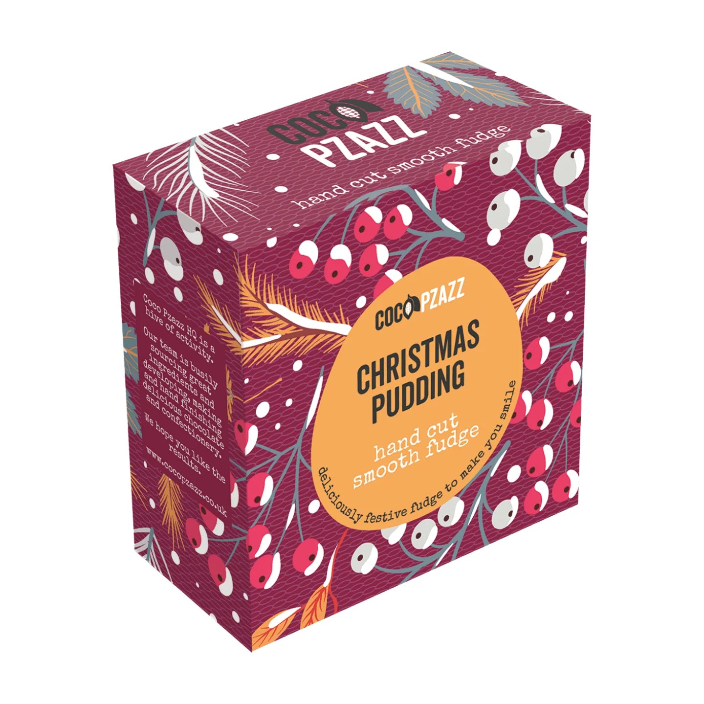 Christmas Pudding Hand Cut Fudge