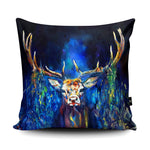 Load image into Gallery viewer, Blue Grazing Stag Cushion
