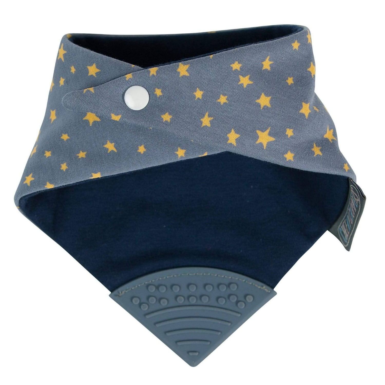 Neckerchew Teething Dribble Bib - Midnight Stars