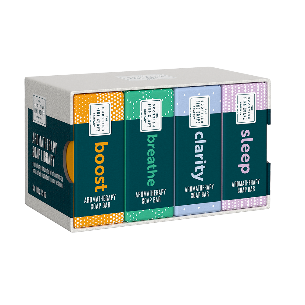 Assorted Aromatherapy Library -  4x100g Aromatherapy Soap