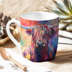 Load image into Gallery viewer, Highland Cow Bone China Mug
