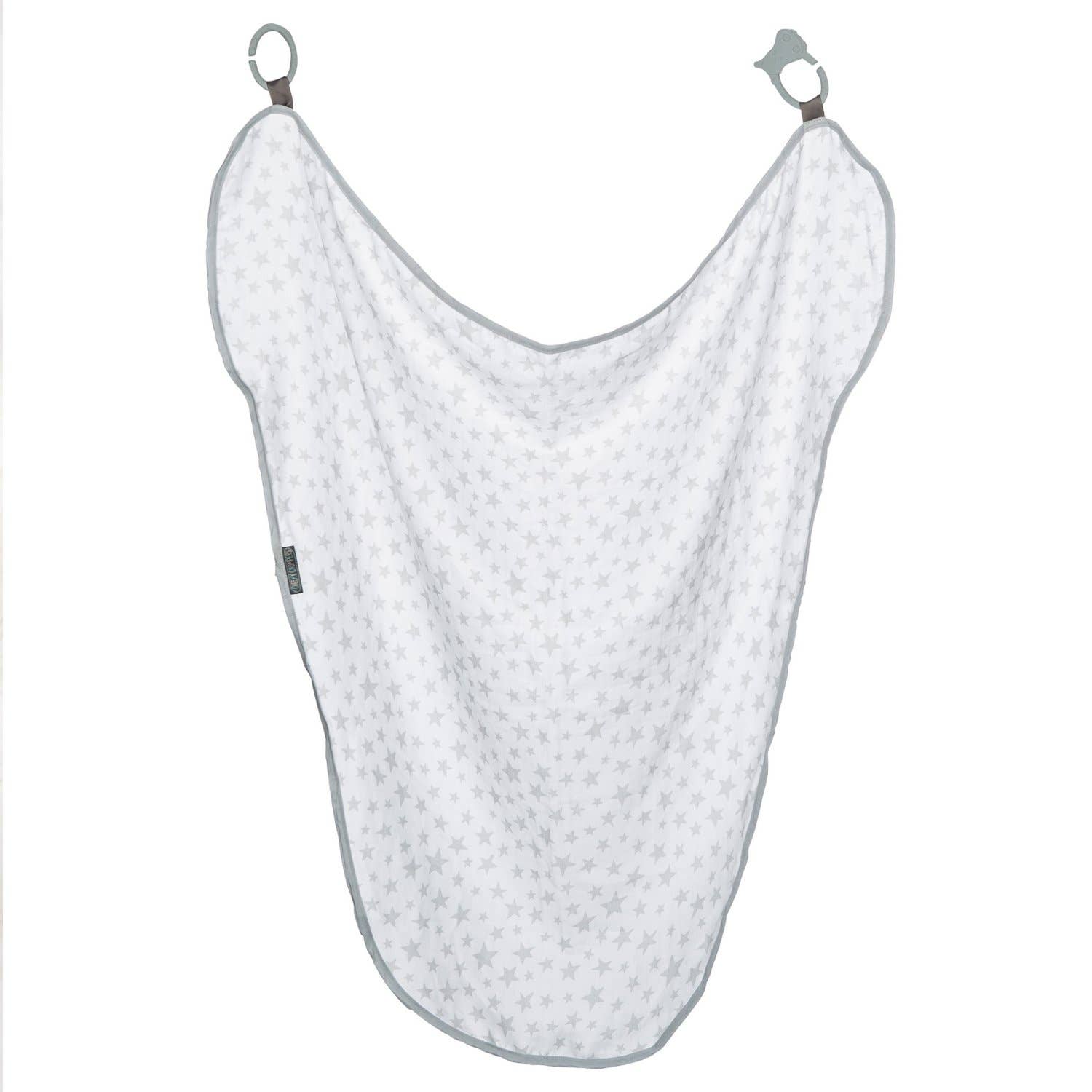 6-in-1 Multimuslin Breastfeeding Cover - Silver Stars