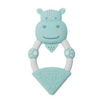 Load image into Gallery viewer, Textured Baby Animal Teether - Chewy the Hippo
