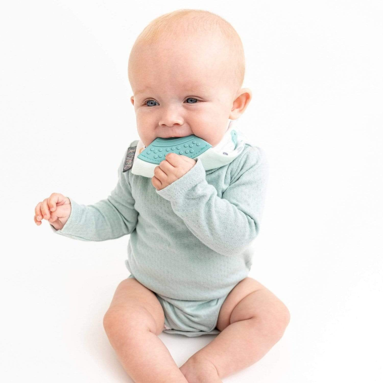 Neckerchew Teething Dribble Bib - Cheeky Animals