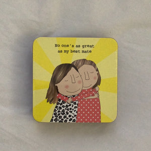 Best Mate Coaster By Rosie Made A Thing