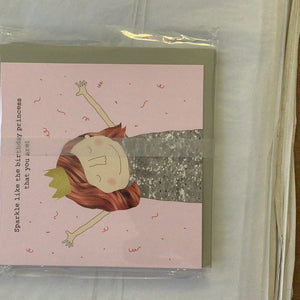 Sparkle Greetings Card by Rosie Made A Thing