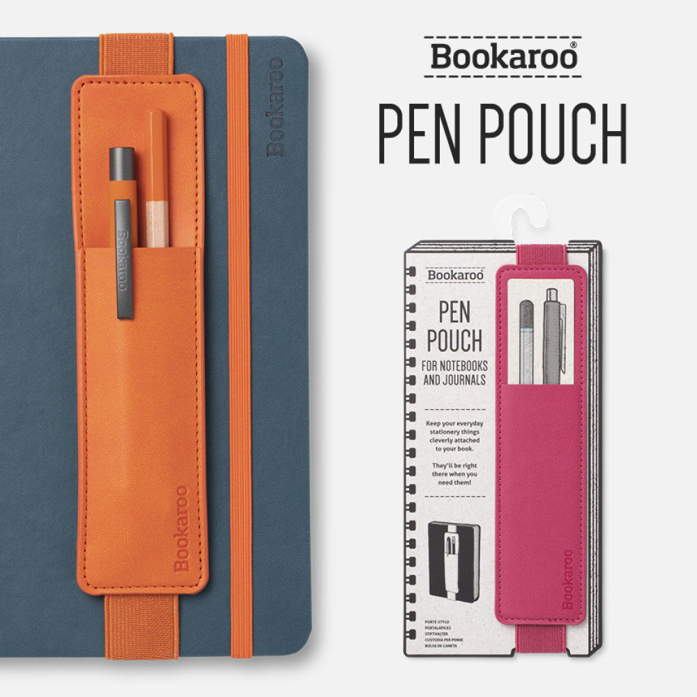 BOOKAROO PEN POUCH - ORANGE