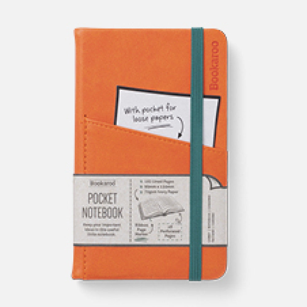 ORANGE - BOOKAROO A6 NOTEBOOK